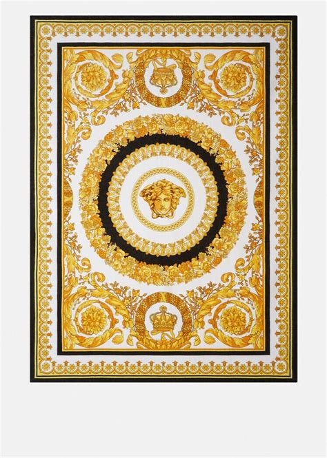 Versace Beach Towel Black Telo Mare Medusa for sale online